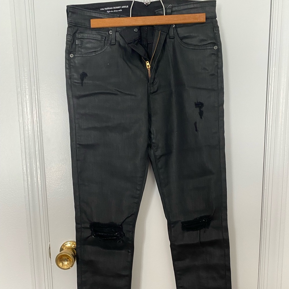 AG Jeans - The Farrah Skinny Ankle, Black